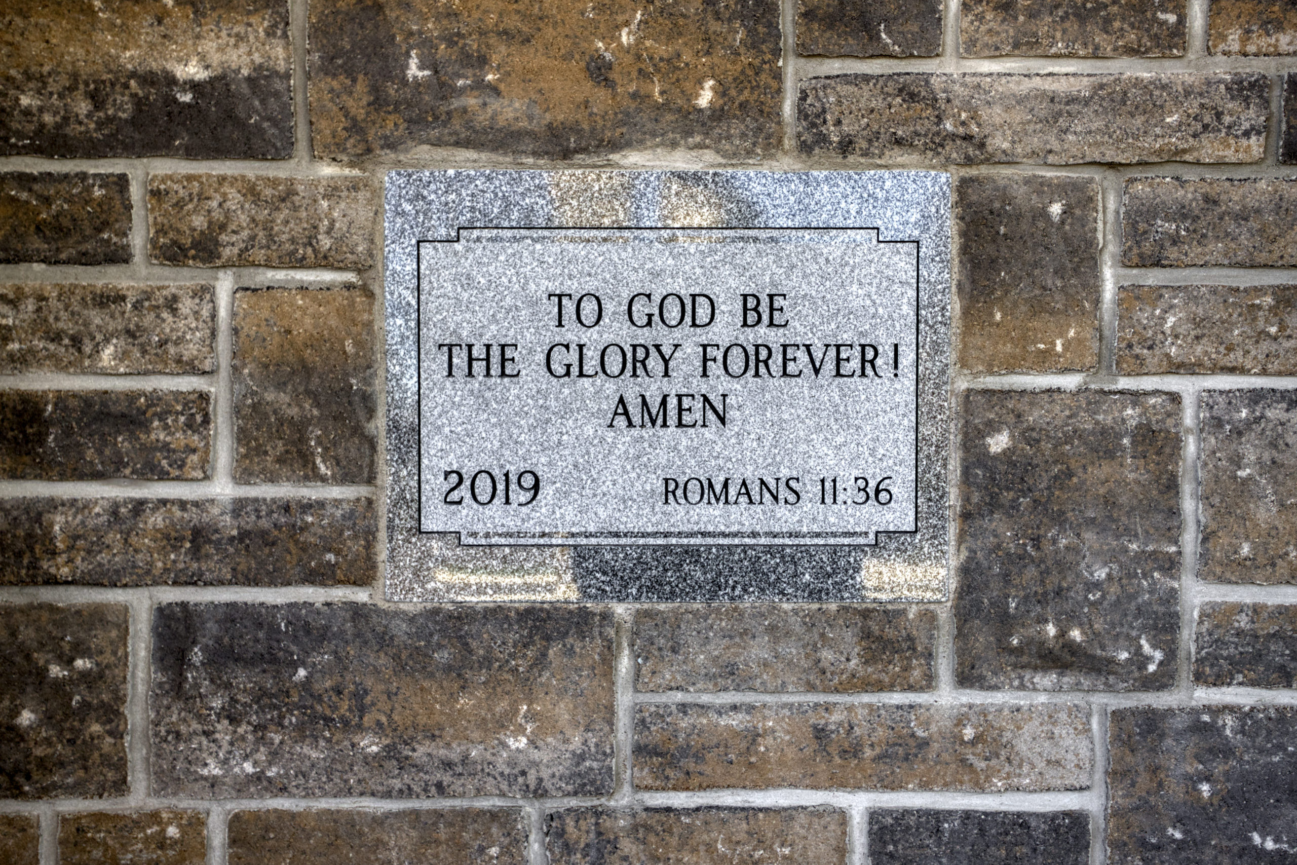 the cornerstone of the addition to Water Street Church